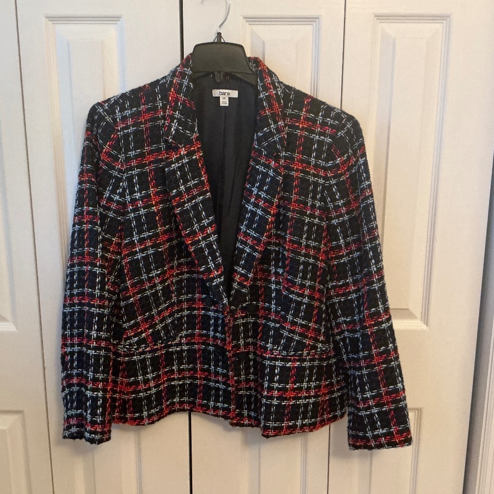 Women’s Bar III Plaid Suit Jacket